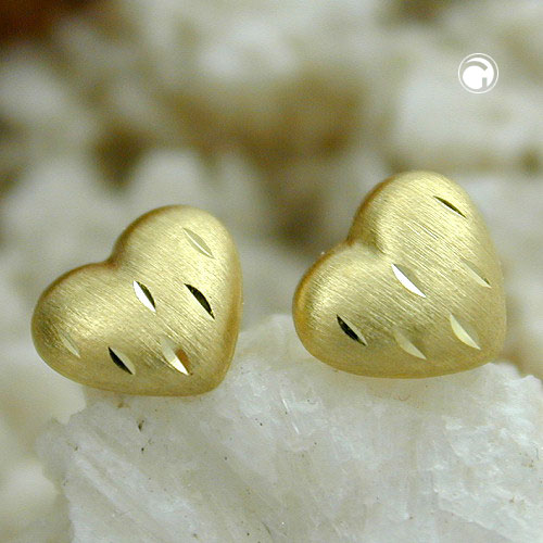 Ohrstecker diamantiert GOLD