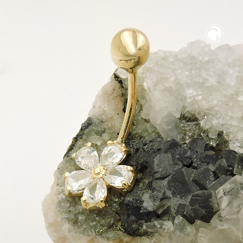 Bauchnabel-Piercing GOLD