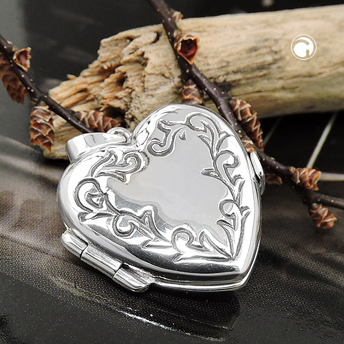 Medaillon Anhänger Silber 925