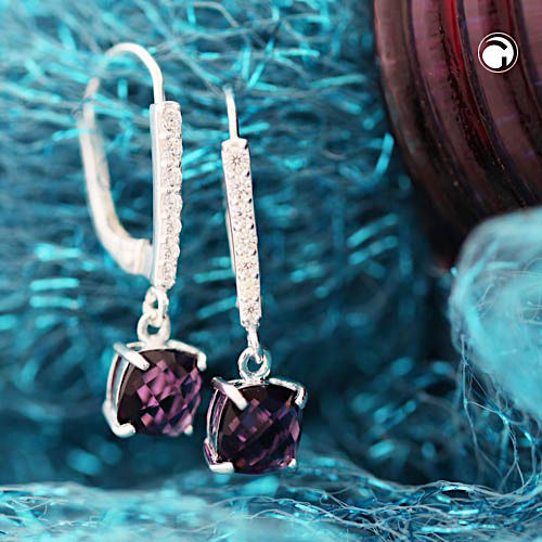 Ohrringe sonstige Steine Silber 925