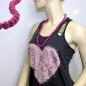 Preview: Kette 10mm Kunststoffperlen beere-violett-glänzend 70cm