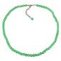 Preview: Kette 6mm Perle Kunststoff kiwi-transparent 42cm