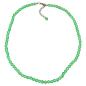 Preview: Kette 6mm Perle Kunststoff kiwi-transparent 50cm