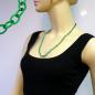 Preview: Kette 7mm Eloxalkette Anker weit oval grün-matt Aluminium 60cm