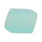 Preview: Tuchring 45x36x18mm Sechseck zartblau-transparent matt Kunststoff
