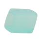 Preview: Tuchring 45x36x18mm Sechseck zartblau-transparent matt Kunststoff