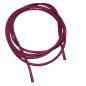 Preview: Lederband Rundschnur Rindleder 2mm fuchsia beere gefärbt ca. 1m