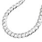 Preview: Kette 4,5mm flache Panzerkette Silber 925 55cm