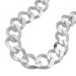 Preview: Armband 11x2mm Weitpanzer Silber 925 21cm