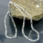 Preview: Armband 3mm Figarokette Silber 925 21cm