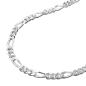 Preview: Armband 3mm Figarokette Silber 925 21cm