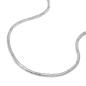 Preview: Kette 1,3mm runde Schlangenkette diamantiert Silber 925 38cm
