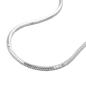 Preview: Kette 1,3mm Schlangenkette fünfkantig diamantiert Silber 925 50cm