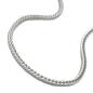 Preview: Kette 1,5mm Fuchsschwanzkette vierkant Silber 925 50cm