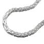 Preview: Kette 5x5mm Königskette vierkant glänzend Silber 925 80cm