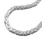 Preview: Kette 8x8mm Königskette vierkant glänzend Silber 925 80cm