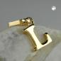 Preview: Anhänger 7x5mm Buchstabe L glänzend 9Kt GOLD