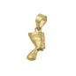 Preview: Anhänger 11x6mm Nofretete glänzend 9Kt GOLD