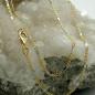 Preview: Kette 1,4mm Stegpanzer bicolor 14Kt GOLD 45cm