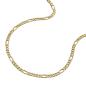 Preview: Kette 1,6mm Figarokette 9Kt GOLD 45cm