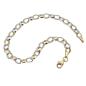 Preview: Armband 5mm Ankerkette schräg oval 9Kt GOLD 19cm