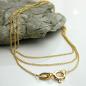 Preview: Kette 1,1mm Ankerkette rund 9Kt GOLD 45cm