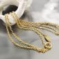 Preview: Kette 1,3mm Ankerkette 9Kt GOLD 45cm