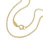 Preview: Kette 1,3mm Ankerkette 9Kt GOLD 45cm