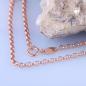 Preview: Armband 2mm Anker rund 9Kt Rotgold 19cm