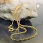Preview: Kette 1,6mm Doppelanker gedreht Kordelkette 9Kt GOLD 42cm