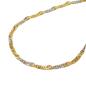 Preview: Kette 1,8mm Singapur bicolor 9Kt GOLD 45cm