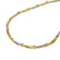 Preview: Kette 1,8mm Singapur bicolor 9Kt GOLD 50cm