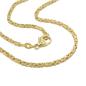 Preview: Armband 1,8x1,8mm Königskette 14Kt GOLD 19cm