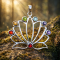 Preview: Lotus Chakra Anhänger