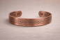 Preview: Magnetisches Kupferarmband mit keltischen Knoten - Antikes Kupfer
