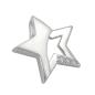 Preview: Anhänger 15x16mm Stern mit Zirkonias matt-glänzend Silber 925