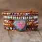 Preview: Imperial Jaspis Liebes-Herz-Wickelarmband