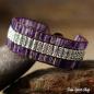 Preview: Wickelarmband aus tibetischem Amethyst