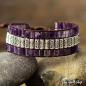 Preview: Wickelarmband aus tibetischem Amethyst