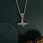 Preview: Halskette aus Edelstahl mit Wikinger-Amulett aus Edelstahl