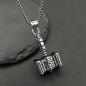 Preview: Halskette Wikinger Thor's Hammer aus Edelstahl