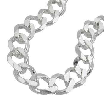 Kette 11x2mm Weitpanzer Silber 925 50cm