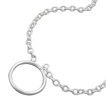 Kette 2,2mm Ankerkette für Charmeinhänger Silber 925 38cm