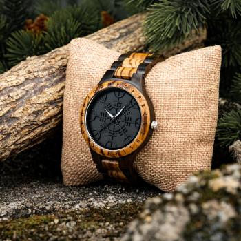 Bobo Bird Vegvísir Holzuhr Herrenuhr