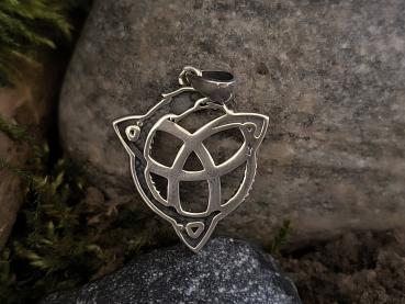 Ouroboros Drache – rhodiniert Silber 925 Anhänger