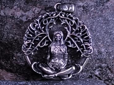 Gaia Anhänger aus 925 Sterlingsilber mit Baum des Lebens