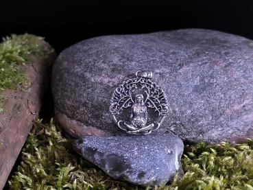 Preview: Gaia Anhänger aus 925 Sterlingsilber mit Baum des Lebens