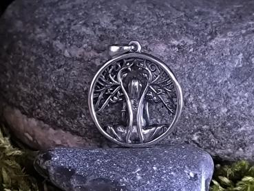Preview: Gaia Anhänger aus 925 Sterlingsilber mit Baum des Lebens