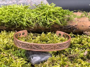 Preview: Kupferarmband Baum des Lebens ca. 10 mm – mit Magneten – ca. 27 g
