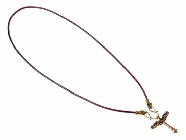 Preview: Collier "Wiesel" mit Irminsul-Anhänger